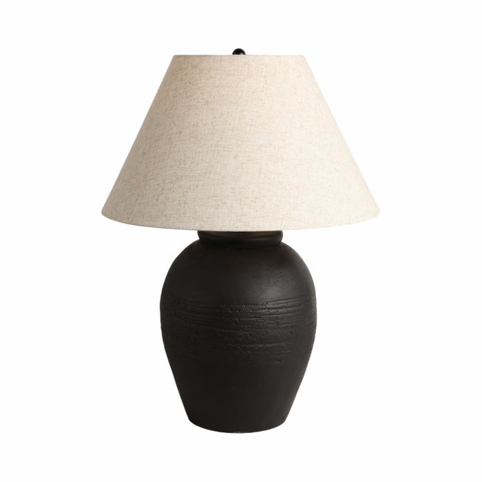 27-artisan-jug-table-lamp-tapered-shade-blk-beige-1