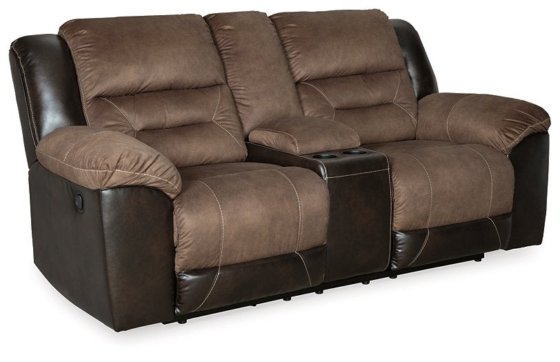 Earhart Reclining Loveseat with Console - Furniture City (CA)l