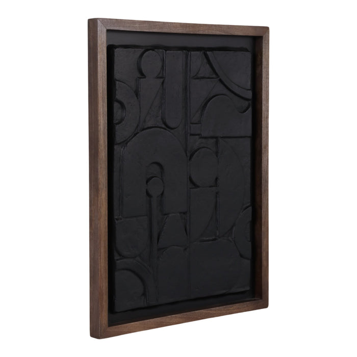 29x22-paper-mache-wall-art-black-dark-brown-2