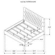 Chloe Panel Bed - Furniture City (CA)l