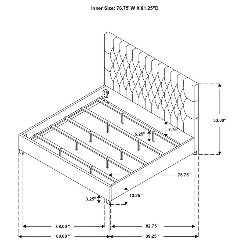 Chloe Panel Bed - Furniture City (CA)l