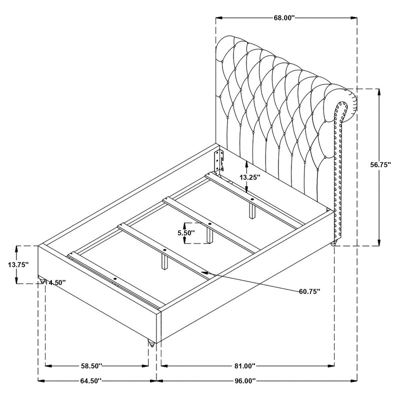 Devon Panel Bed - Furniture City (CA)l