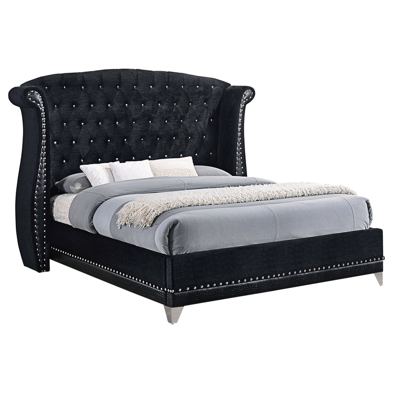 Barzini Wingback Platform Bed - Furniture City (CA)l