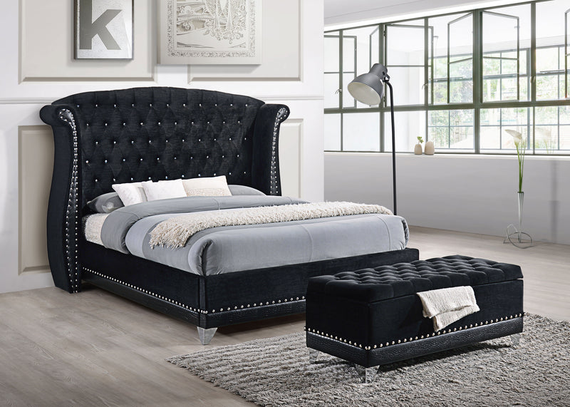 Barzini Wingback Platform Bed - Furniture City (CA)l