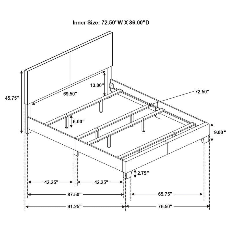 Dorian Panel Bed - Furniture City (CA)l