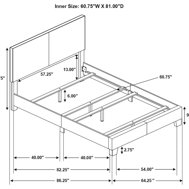 Dorian Panel Bed - Furniture City (CA)l