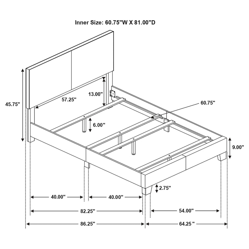 Dorian Panel Bed - Furniture City (CA)l