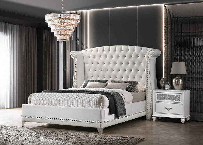 Barzini Wingback Platform Bed - Furniture City (CA)l