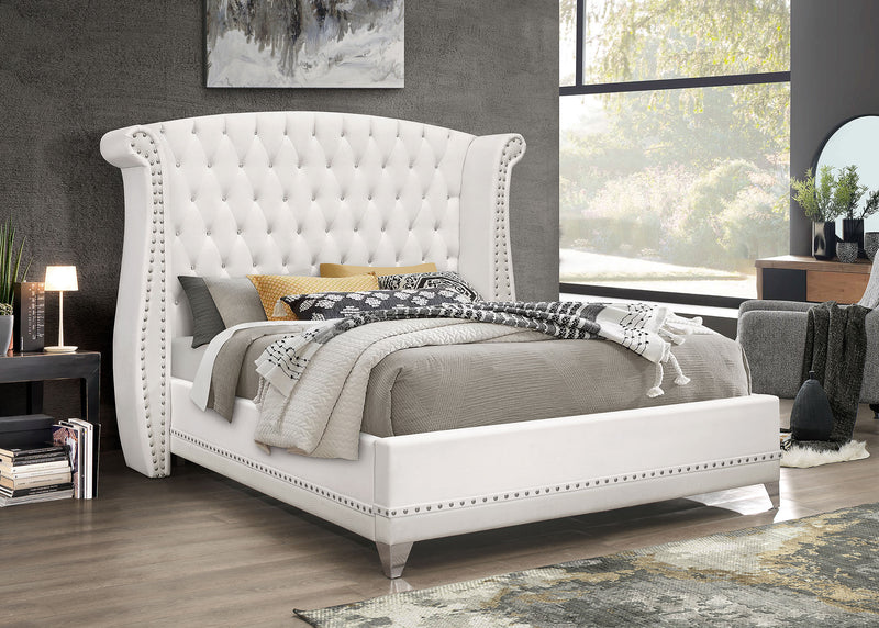Barzini Wingback Platform Bed - Furniture City (CA)l