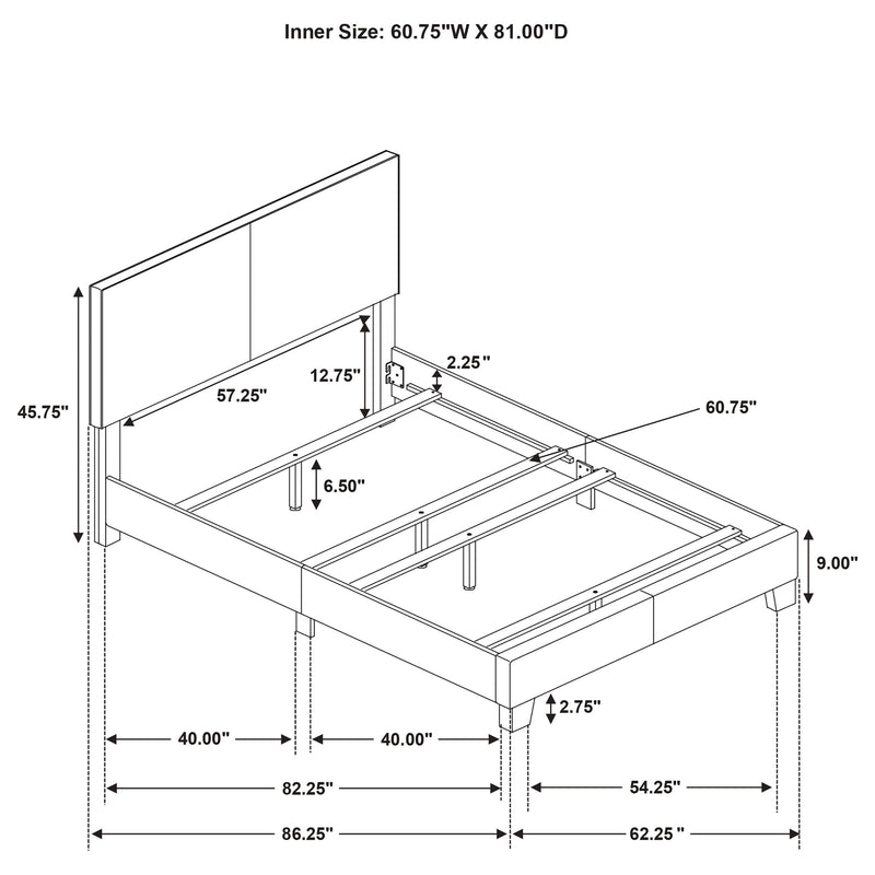 Dorian Panel Bed - Furniture City (CA)l