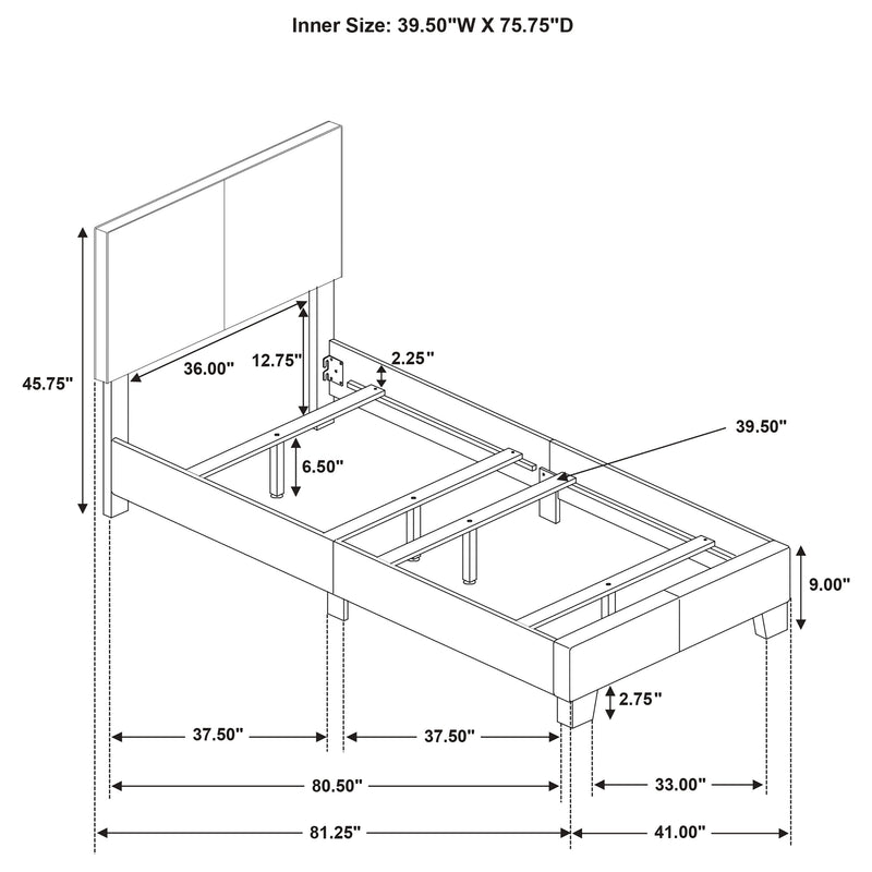 Dorian Panel Bed - Furniture City (CA)l