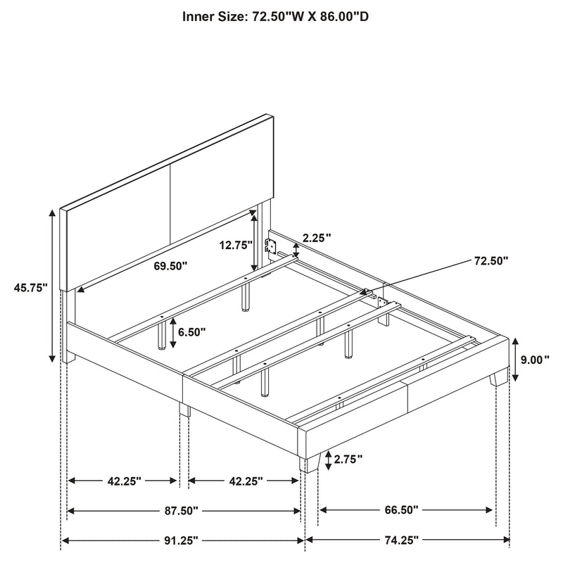 Dorian Panel Bed - Furniture City (CA)l
