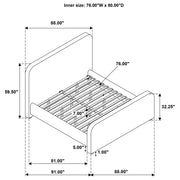 Wren Panel Platform Bed - Furniture City (CA)l