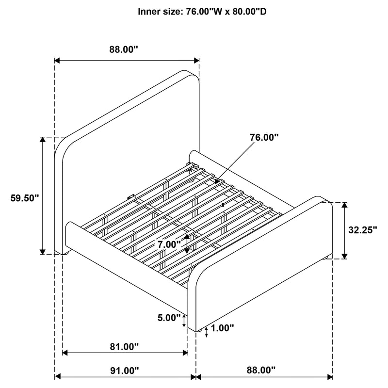 Wren Panel Platform Bed - Furniture City (CA)l