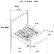 Wren Panel Platform Bed - Furniture City (CA)l
