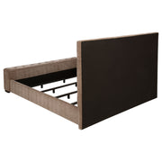 Senna Panel Bed with Bluetooth Speaker and Flame Visualizer - Furniture City (CA)l