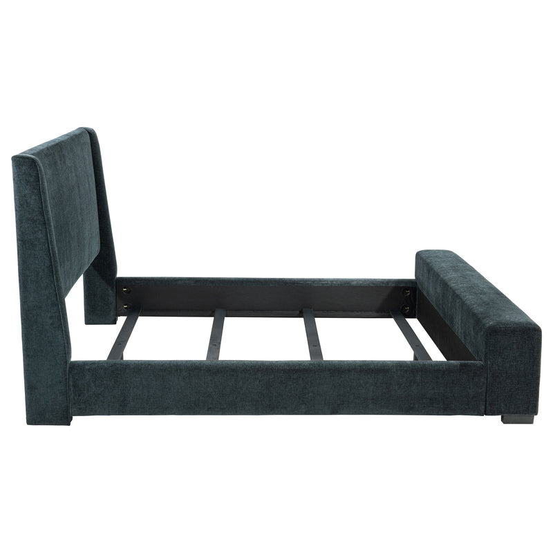 Preston Wingback Bed with Flame Visualizer and Bluetooth Speaker - Furniture City (CA)l