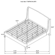 Mosby Wingback Platform Bed - Furniture City (CA)l