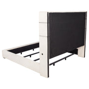 Tisdall Wingback Bed with Flame Visualizer - Furniture City (CA)l