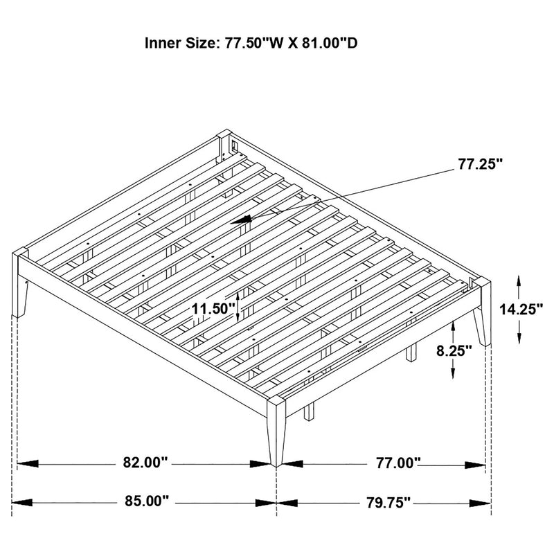Hounslow Platform Bed Base - Furniture City (CA)l
