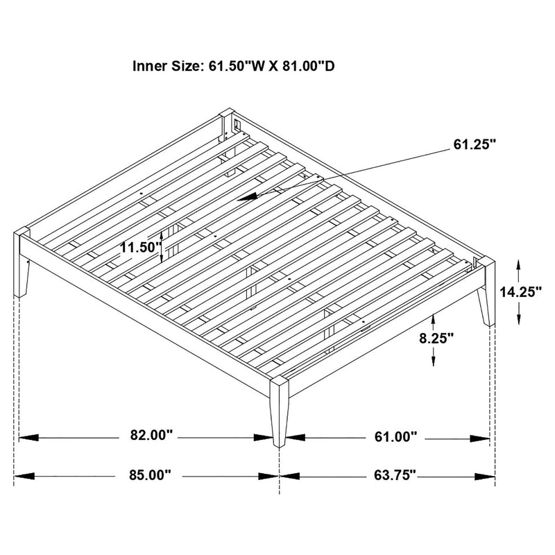 Hounslow Platform Bed Base - Furniture City (CA)l