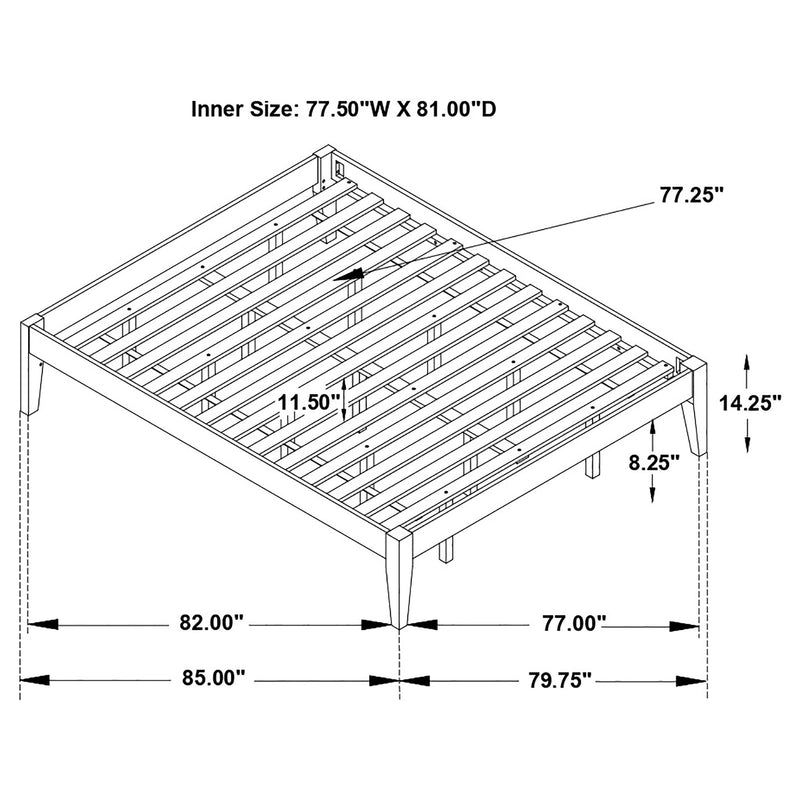 Hounslow Platform Bed Base - Furniture City (CA)l