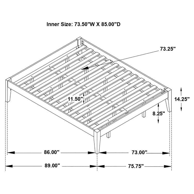 Hounslow Platform Bed Base - Furniture City (CA)l
