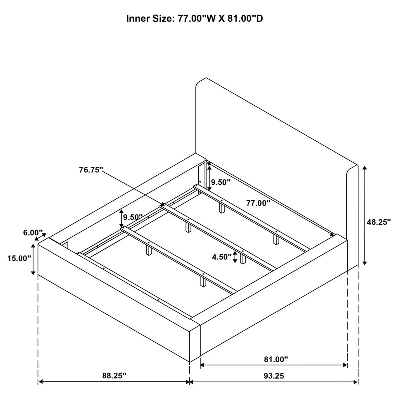 Rebecca Panel Bed