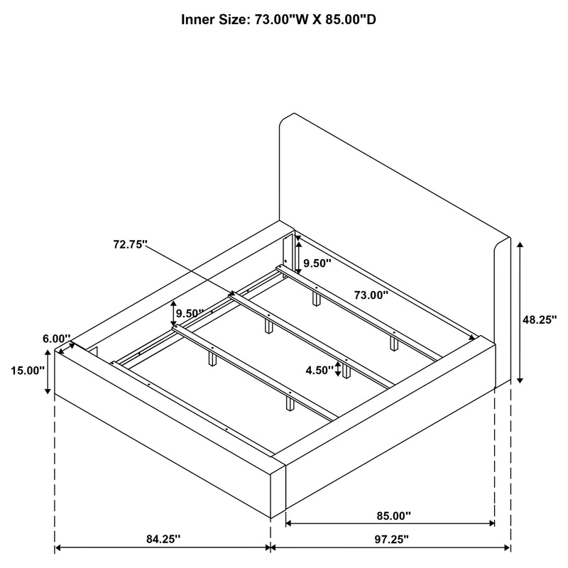 Rebecca Panel Bed - Furniture City (CA)l