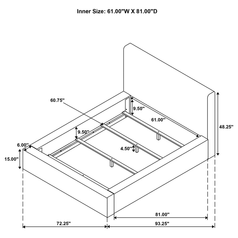 Rebecca Panel Bed - Furniture City (CA)l