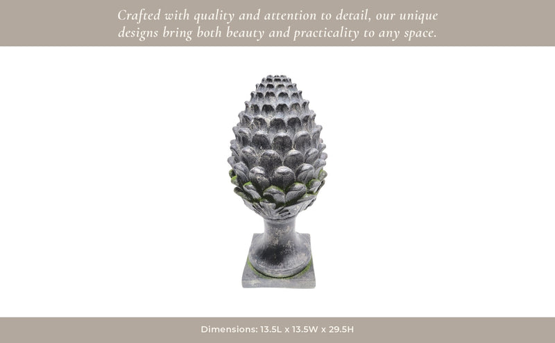 30x13-rustic-artichoke-statue-with-moss-grey-12