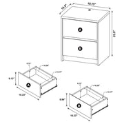 Westpark Nightstand with LED Lighting - Furniture City (CA)l