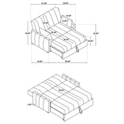 Portland Convertible Sleeper Sofa Bed - Furniture City (CA)l