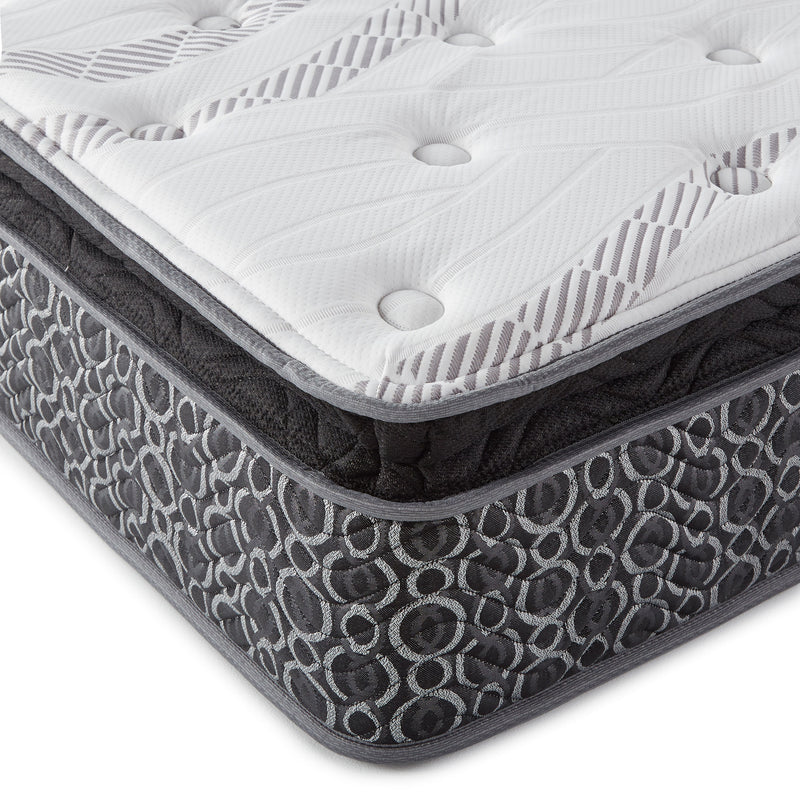 Hayes Medium Plush Pillow Top Hybrid Mattress - Furniture City (CA)l