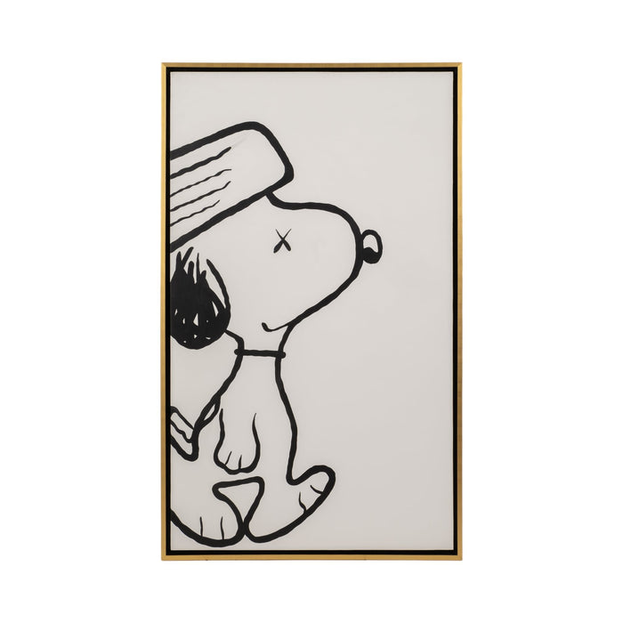35x59-hand-painted-beagle-blk-wht-1
