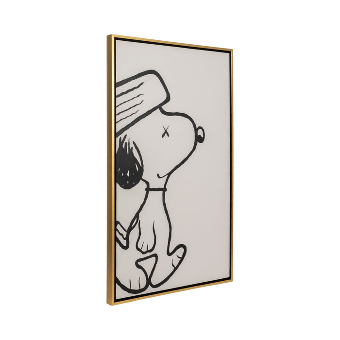 35x59-hand-painted-beagle-blk-wht-2