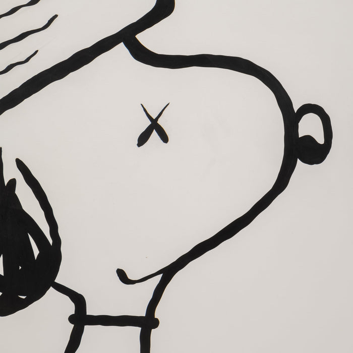 35x59-hand-painted-beagle-blk-wht-5