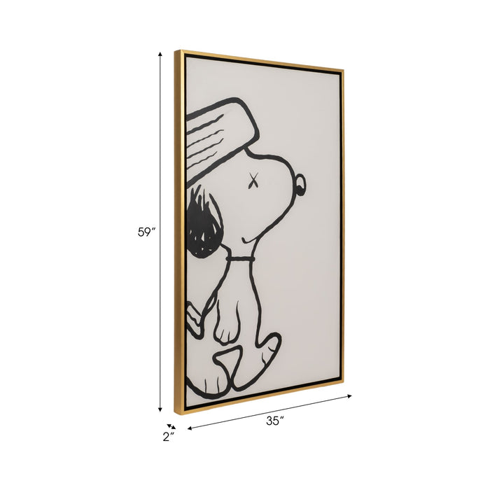35x59-hand-painted-beagle-blk-wht-7