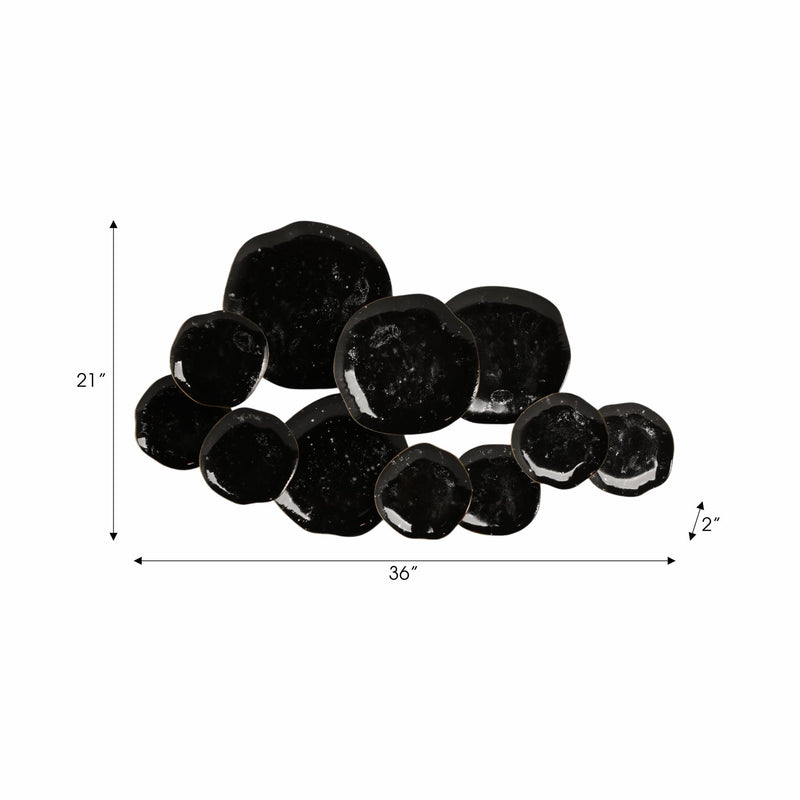 36-gold-rimmed-discs-metal-wall-decor-black-gold-7