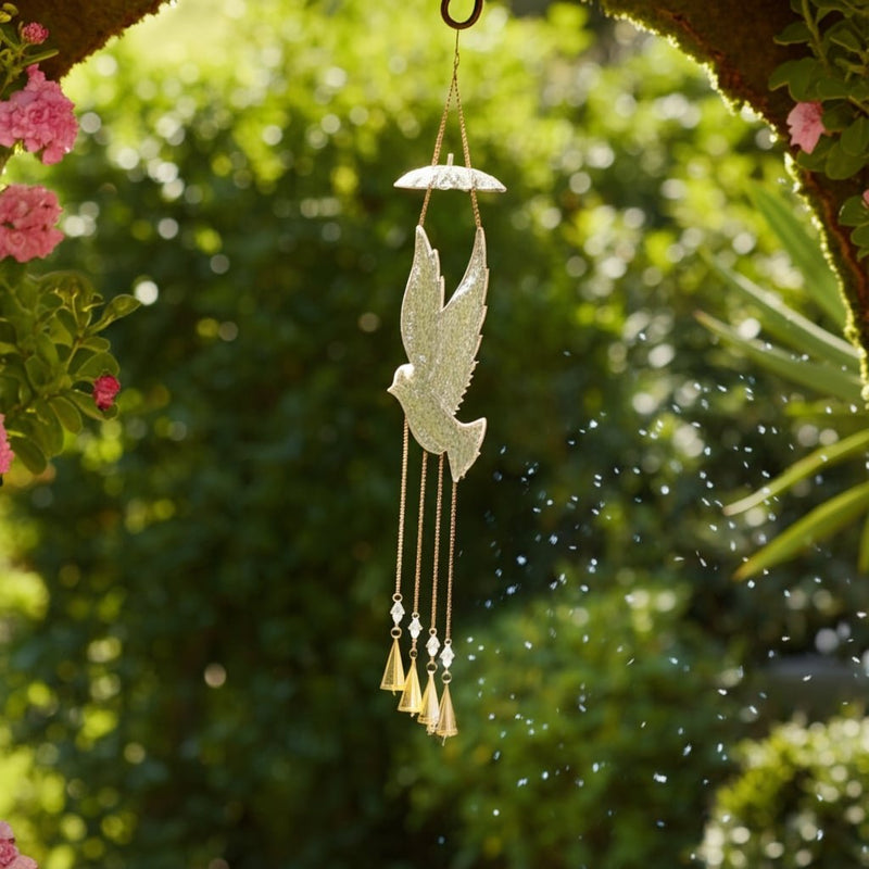 36-mosaic-dove-with-bells-silver-gold-10