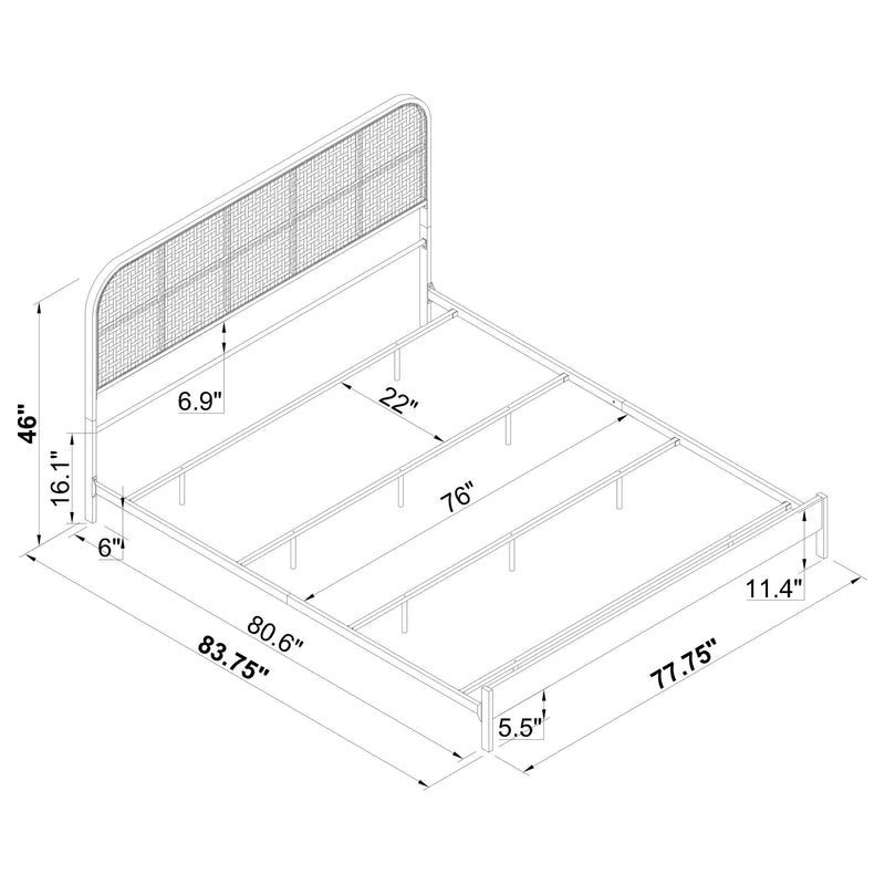 Amherst Panel Bed - Furniture City (CA)l