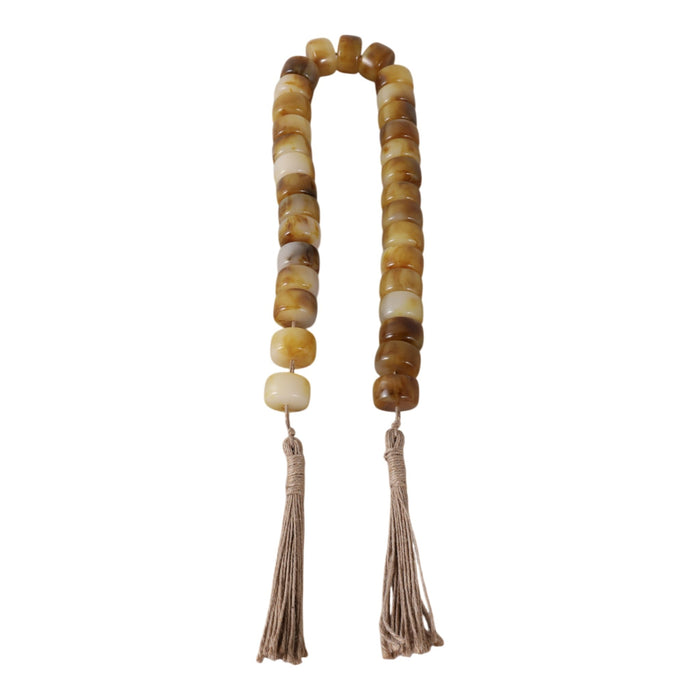 38-cylinder-1-resin-beaded-garland-brown-3