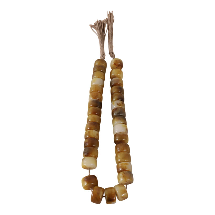 38-cylinder-1-resin-beaded-garland-brown-5