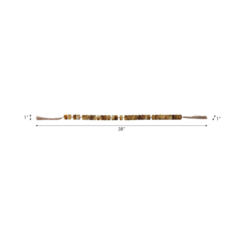 38-cylinder-1-resin-beaded-garland-brown-8