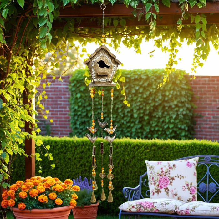 38x7-hand-painted-birdhouse-chime-brown-11