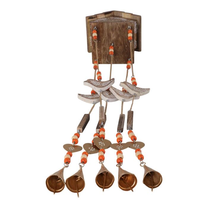 38x7-hand-painted-birdhouse-chime-brown-8