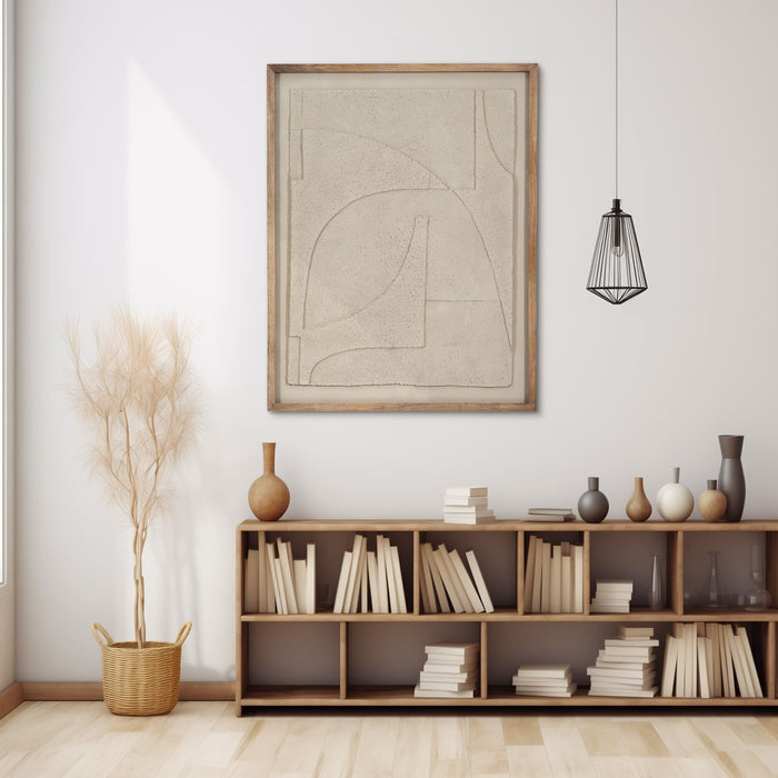 39x50-paper-mache-wall-art-framed-glass-off-white-11