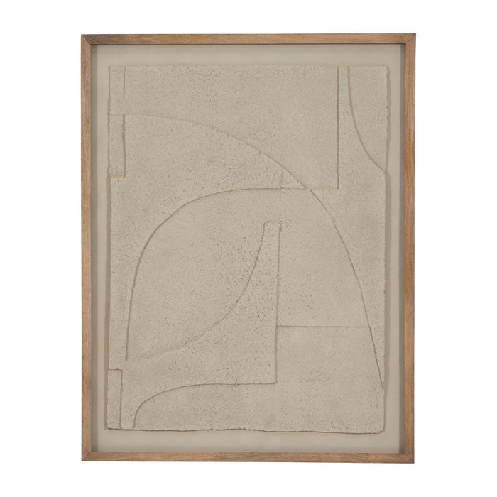 39x50-paper-mache-wall-art-framed-glass-off-white-1