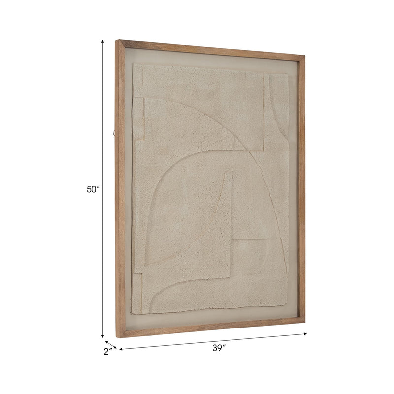 39x50-paper-mache-wall-art-framed-glass-off-white-8