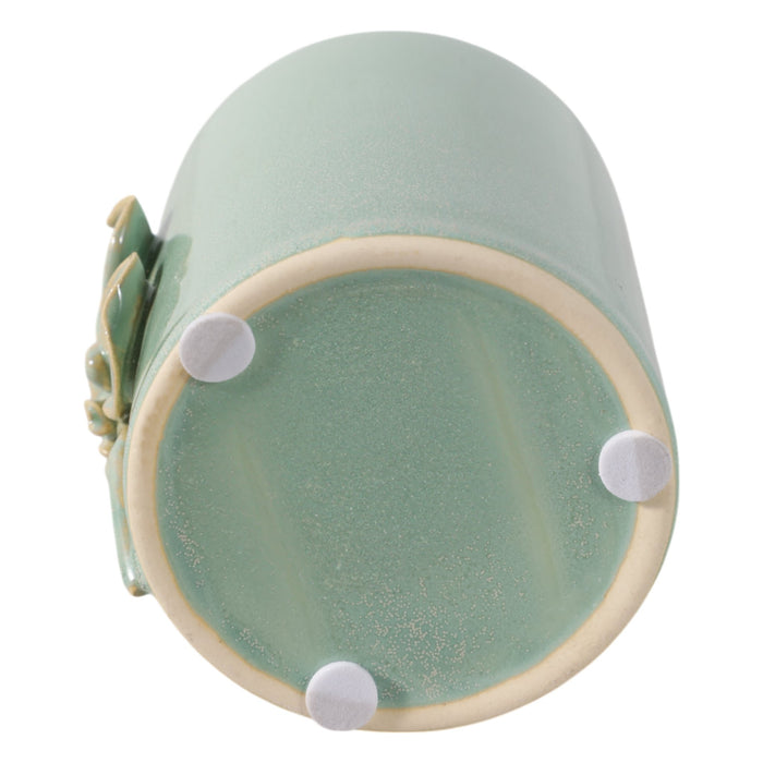 4-flower-applique-pencil-cup-green-6